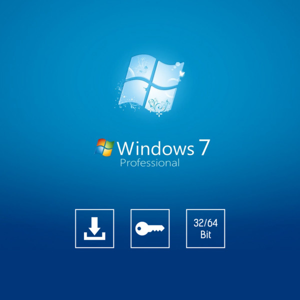 L'originale di download del bit del professionista 32 di Windows 7 del software del PC sigillato attiva l'inglese fornitore