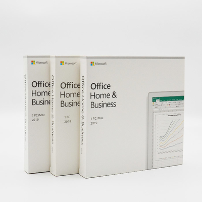 Casa di Microsoft Office 2019 e scatola genuine di vendita al dettaglio di Medialess di affari
